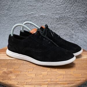 Cole Haan Grand OS Black Suede Sneakers Women's Size 9 B W06110